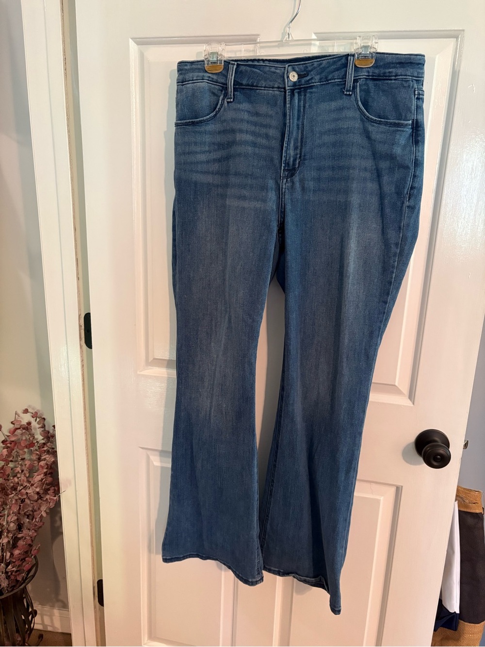 Old Navy Medium Blue Flare Jeans